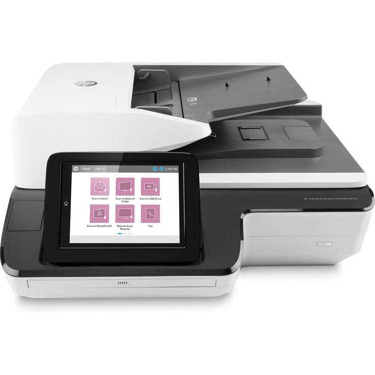 HP Scanjet Enterprise Flow N9120 fn2 Flatbed & ADF scanner 600 x 600 DPI A3 Black, White