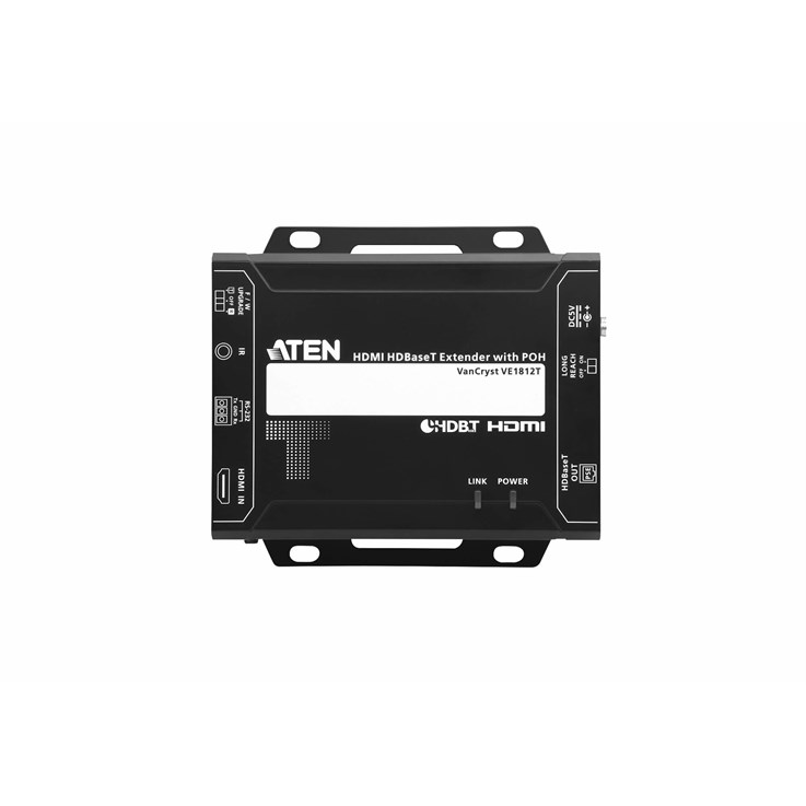 ATEN VE1812-AT-E AV extender AV transmitter & receiver Black