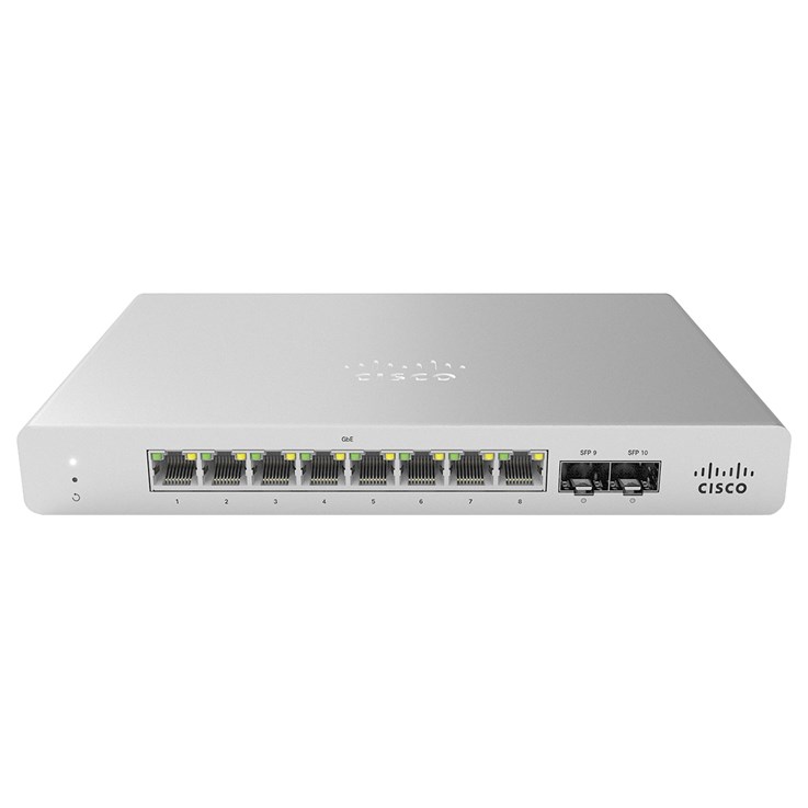 Cisco Meraki MS120-8FP Managed L2 Gigabit Ethernet (10/100/1000) Power over Ethernet (PoE) Grey