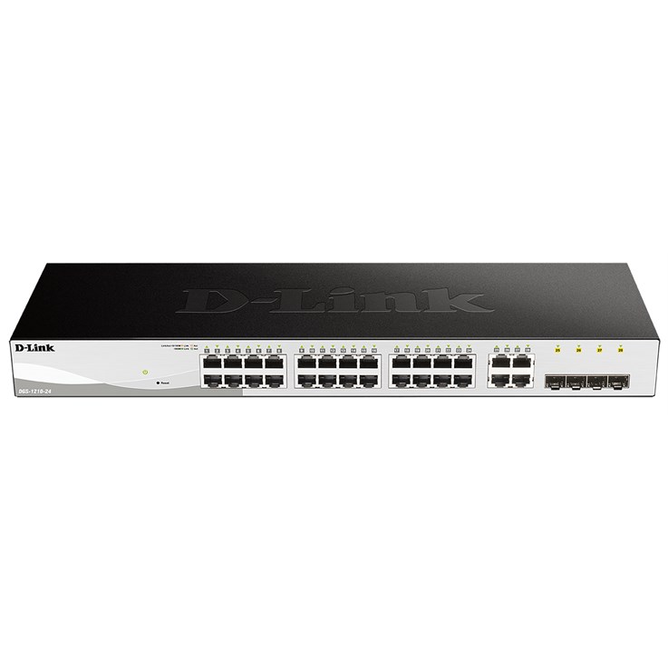 D-Link DGS-1210-24 network switch Managed L2 Gigabit Ethernet (10/100/1000) 1U Black