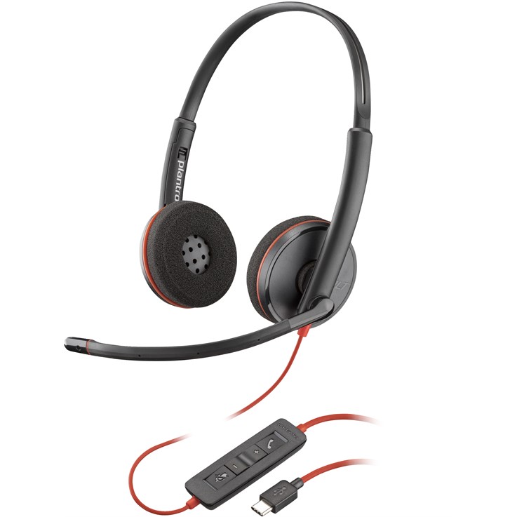 POLY Blackwire C3220 Stereo USB-C Headset