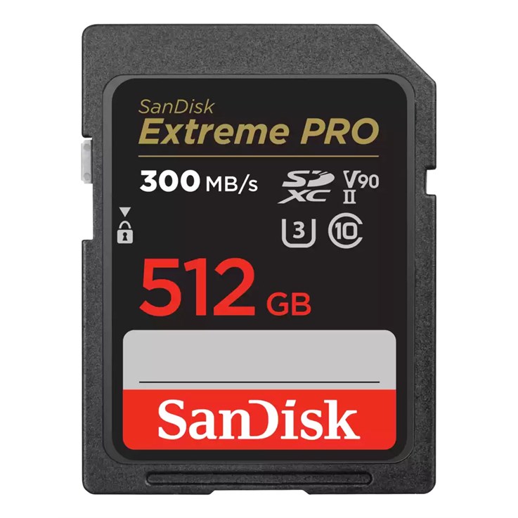 SanDisk Extreme PRO 512 GB SDXC UHS-II Class 10