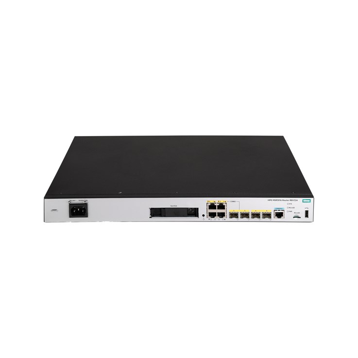 HPE FlexNetwork MSR3016 AC wired router Gigabit Ethernet Black