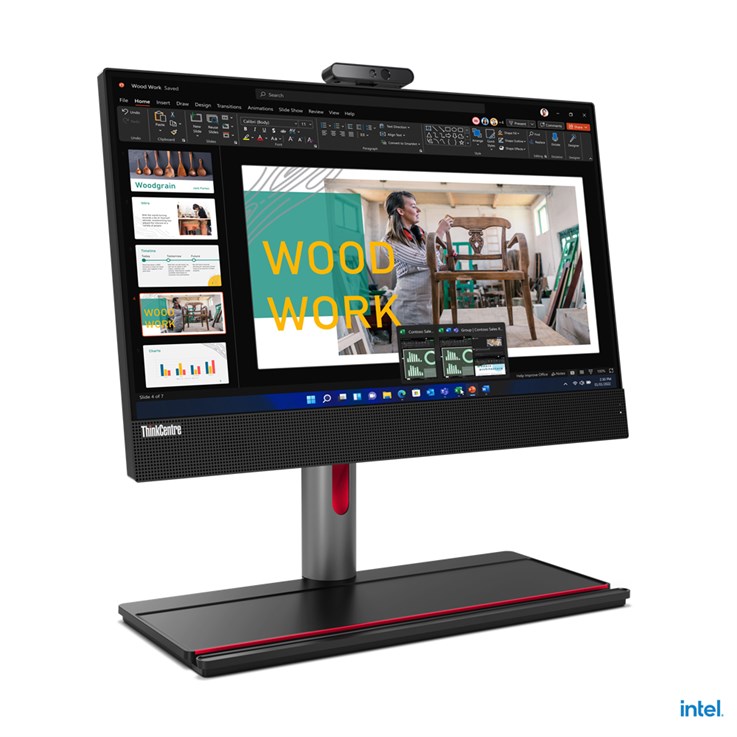 Lenovo ThinkCentre M70a Gen 3 Intel® Core™ i5 i5-12500 54.6 cm (21.5") 1920 x 1080 pixels All-in-One PC 8 GB DDR4-SDRAM 256 GB SSD Windows 11 Pro Wi-Fi 5 (802.11ac) Black