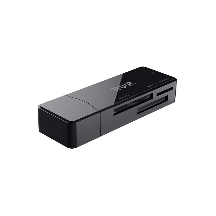 Trust NANGA card reader USB 3.2 Gen 1 (3.1 Gen 1) Type-A Black