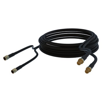 Poynting LOW LOSS 5M CABLE SMA(M) TO SMA(F) coaxial cable Black