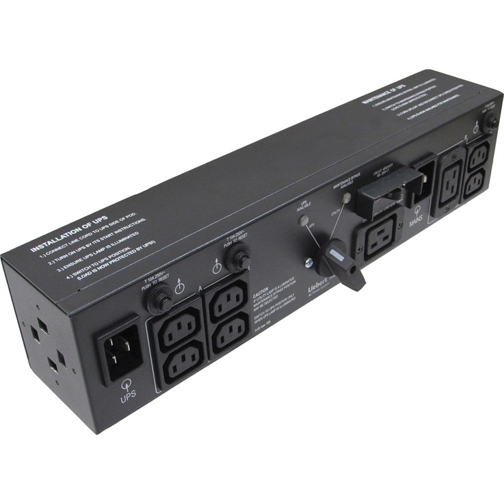 Vertiv MP2-220L power distribution unit (PDU) 4 AC outlet(s) 2U Black