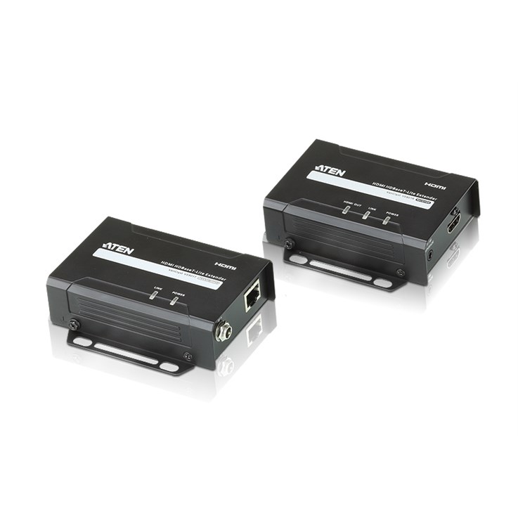 ATEN VE801-AT-E AV extender AV transmitter & receiver Black