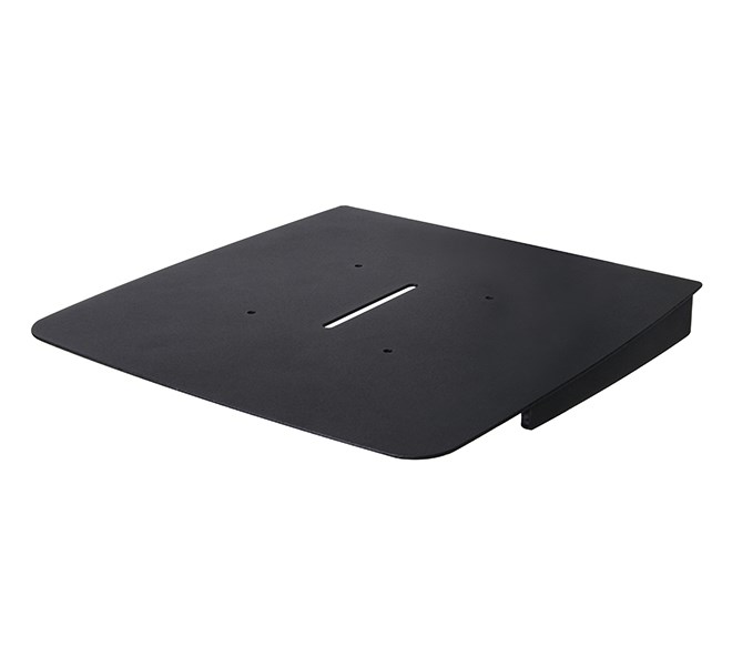 B-Tech Small AV Accessory Shelf (Steel) for Collar Mounting - 300 x 300mm