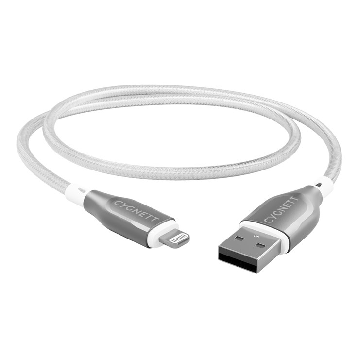 Cygnett CY4659PCCAL lightning cable 1 m Silver, White