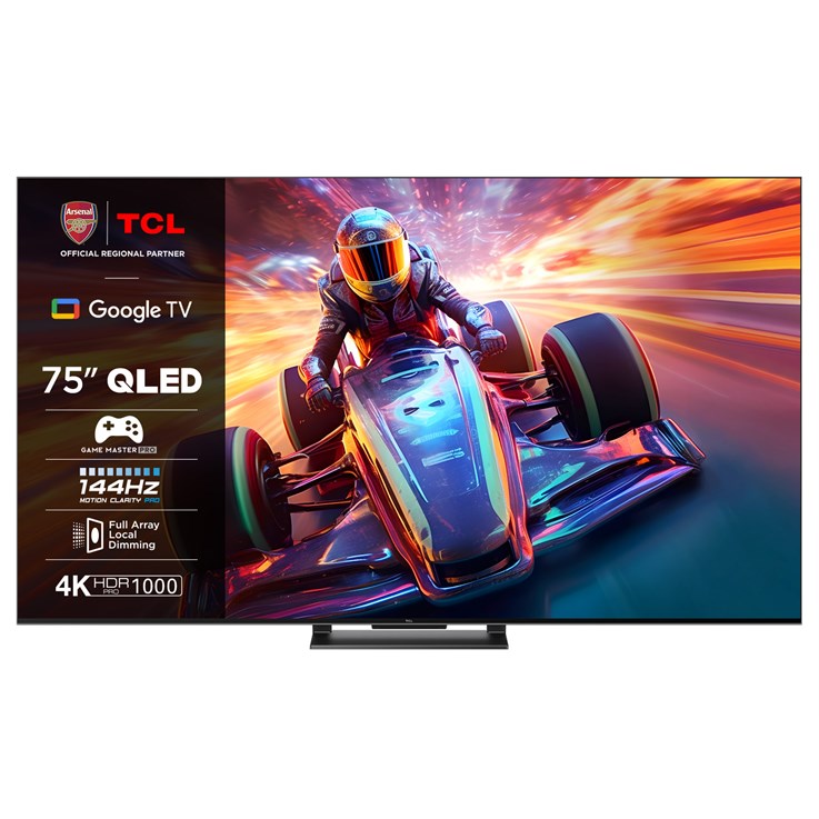 TCL C74 75C745K TV 190.5 cm (75") 4K Ultra HD Smart TV Wi-Fi Black