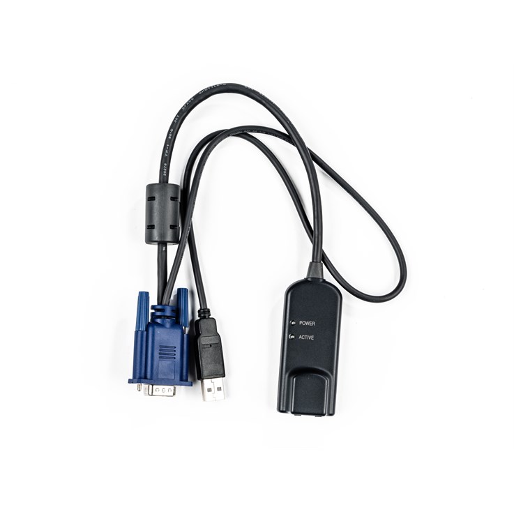 Vertiv Avocent MPUIQ-VMCHS cable interface/gender adapter VGA (D-Sub) USB 2.0 Black, Blue