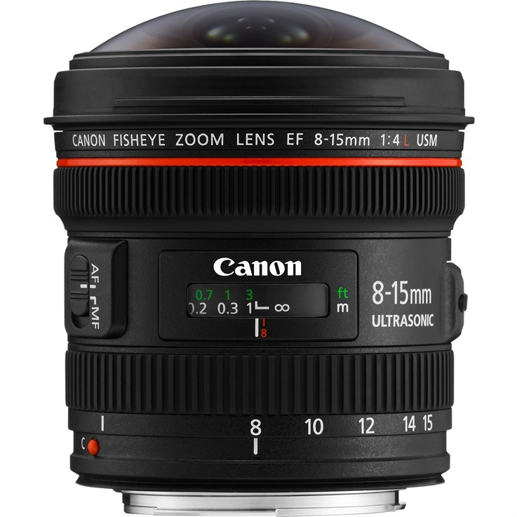 Canon EF 8-15mm f/4L Fisheye USM Lens