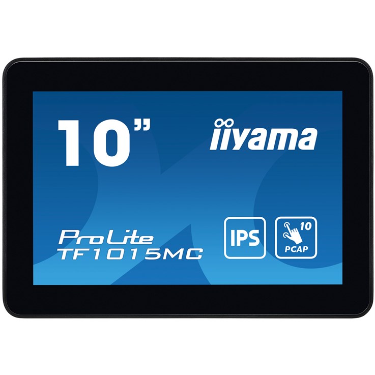 iiyama TF1015MC-B3 Signage Display Interactive flat panel 25.6 cm (10.1") LED 500 cd/m² HD Black Touchscreen