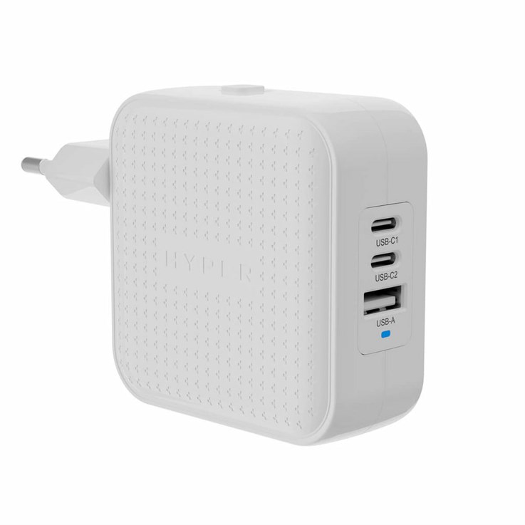 HYPER HyperJuice 70W USB-C GaN Travel Charger - White