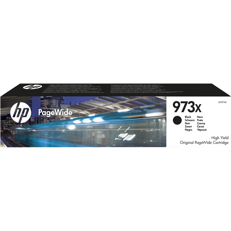 HP 973X High Yield Black Original PageWide Cartridge