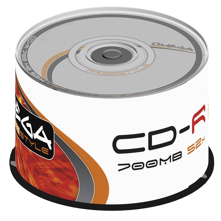 Freestyle CD-R (x50 pack), 700MB, Speed 52X, Spindle, Cakebox