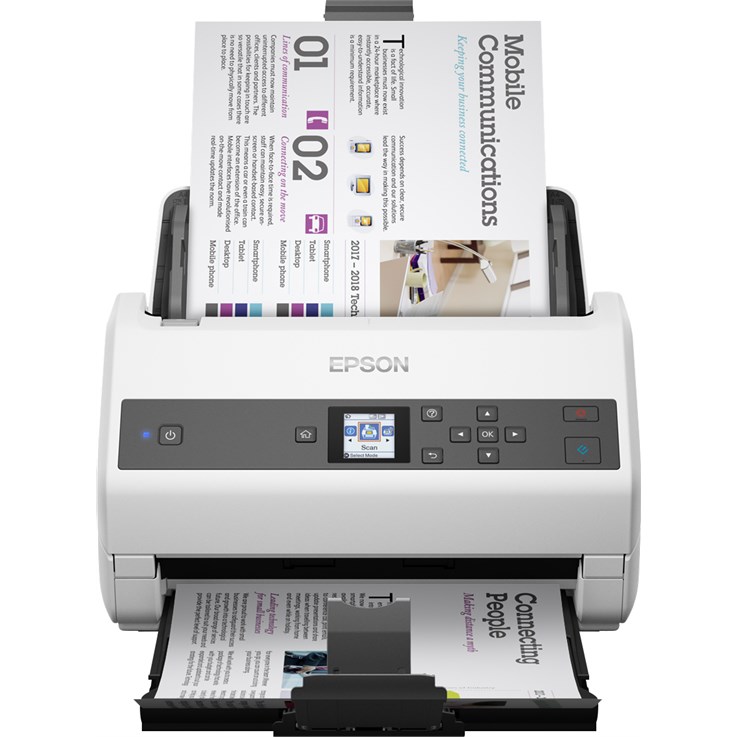 Epson WorkForce DS-870 Sheet-fed scanner 600 x 600 DPI A4 Black, White