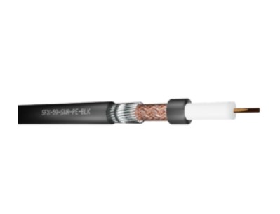 Securi-Flex SFX/59-PREM-LSZH-D-BLK-500 coaxial cable 500 m No Black