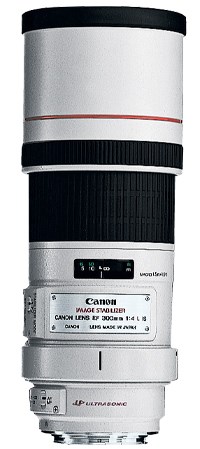 Canon EF 300mm f/4L IS USM SLR Telephoto lens White