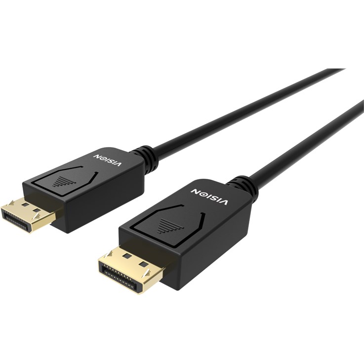 Vision TC 2MDP/BL DisplayPort cable 2 m Black