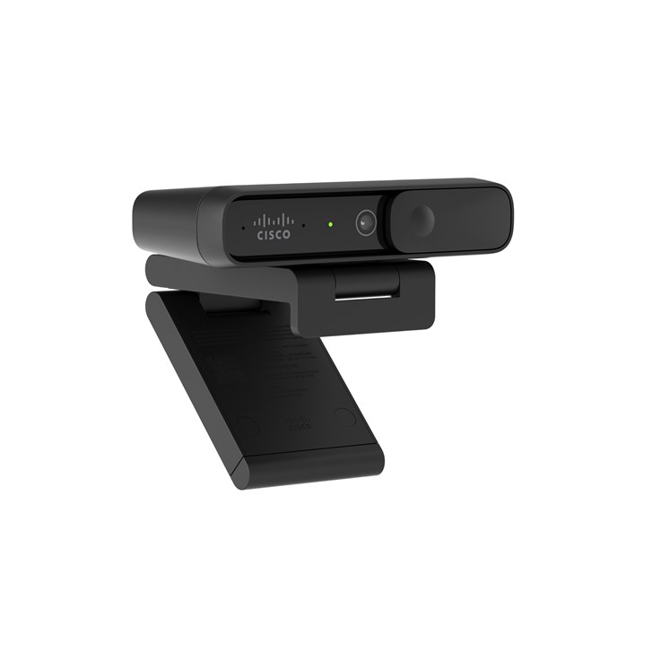 Cisco Desk Camera 1080p in Carbon Black with up to 1080p Full HD Video, Dual Microphones, Low-Light Performance, 1-Year Limited Hardware Warranty (CD-DSKCAMD-C-WW)