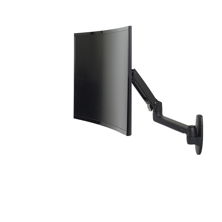 Ergotron LX Series LX Wall Monitor Arm (matte black)