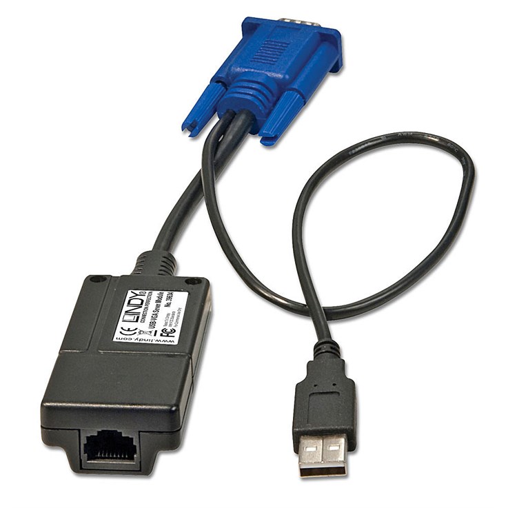 Lindy CAT-32 IP Computer Access Module, USB and VGA