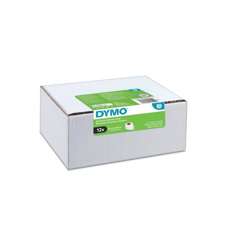 DYMO LW ValuePack - Standard Address Labels - 28 x 89 mm - 12 Rolls - 2093091