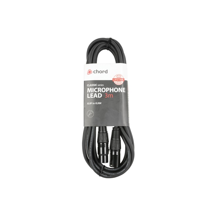 Chord Electronics 190.096UK audio cable 3 m XLR Black