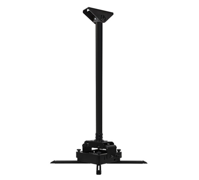 B-Tech SYSTEM 2 - Heavy Duty Projector Ceiling Mount with Micro-adjustment - 2m Ø50mm Pole