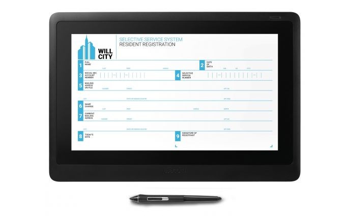 Wacom Interactive Pen Display 15.6" (EU) 39.6 cm (15.6") Black LCD