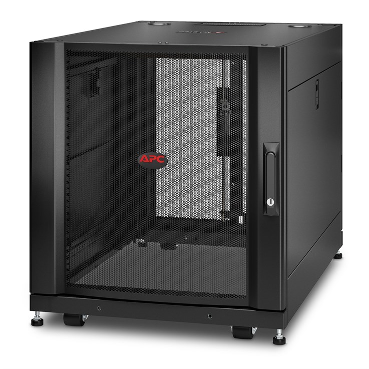 APC NetShelter SX, Server Rack Enclosure, 12U, Black, 658H x 600W x 900D mm