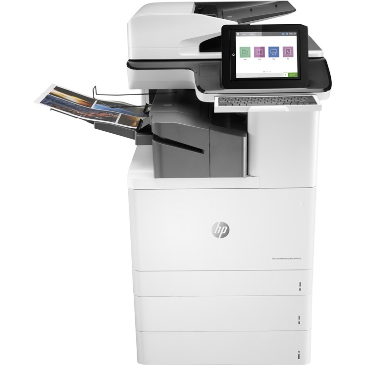 HP Color LaserJet Enterprise Flow MFP M776zs, Print, copy, scan and fax, Two-sided printing; Scan to email