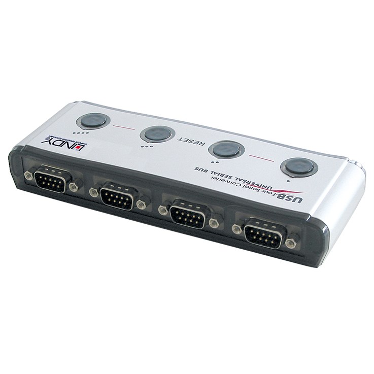 Lindy USB to 4 Port Serial Converter