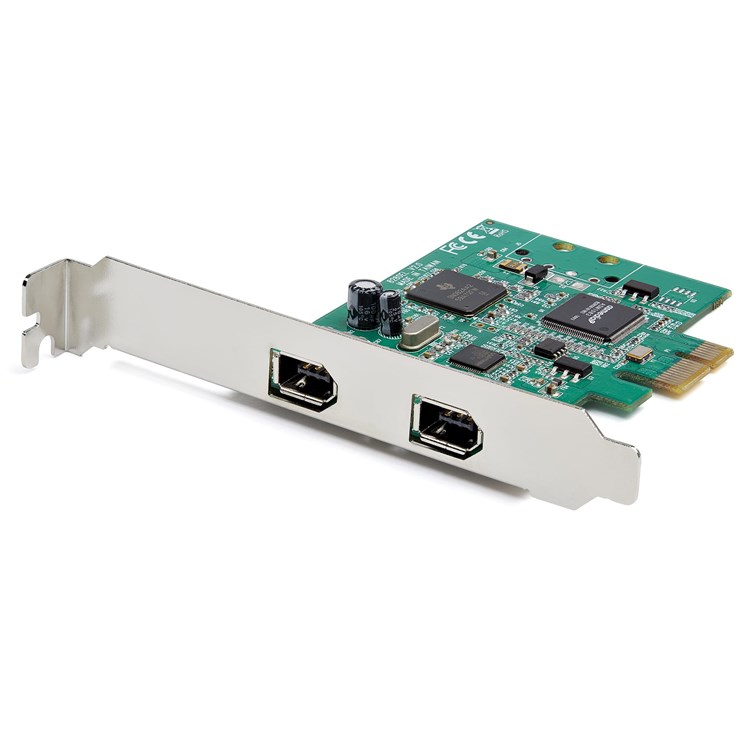 StarTech.com 2-Port PCI Express FireWire Card - PCIe FireWire 1394a Adapter