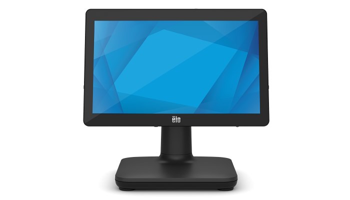 Elo Touch Solutions E936556 POS system i5-8500T 2.1 GHz All-in-One 39.6 cm (15.6") 1920 x 1080 pixels Touchscreen Black