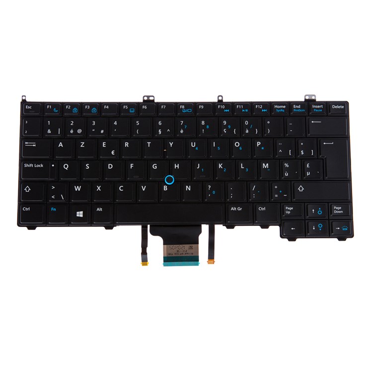 Origin Storage N/B KBD Lattude 7400 Belgian 82 Keys Backlit SP