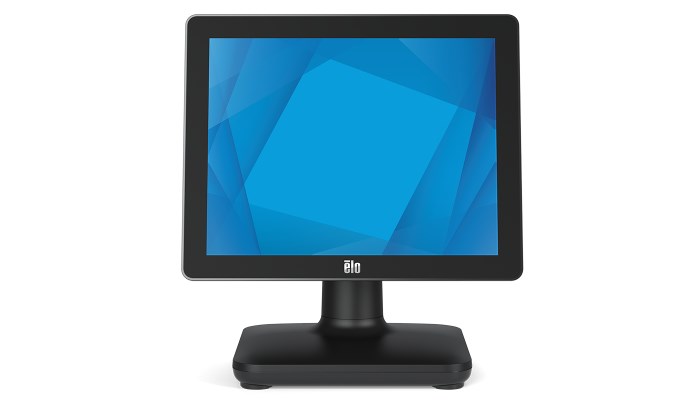 Elo Touch Solutions E931706 POS system i3-8100T 3.1 GHz All-in-One 38.1 cm (15") 1024 x 768 pixels Touchscreen Black