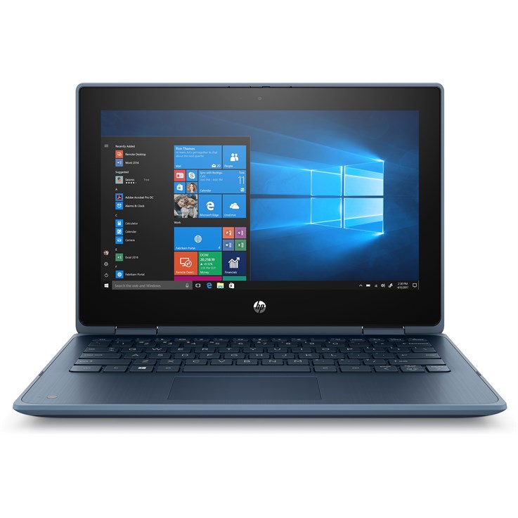 HP ProBook x360 11 G5 EE Intel® Pentium® Silver N5030 Hybrid (2-in-1) 29.5 cm (11.6") Touchscreen HD 4 GB DDR4-SDRAM 128 GB SSD Wi-Fi 5 (802.11ac) Windows 10 Home Blue