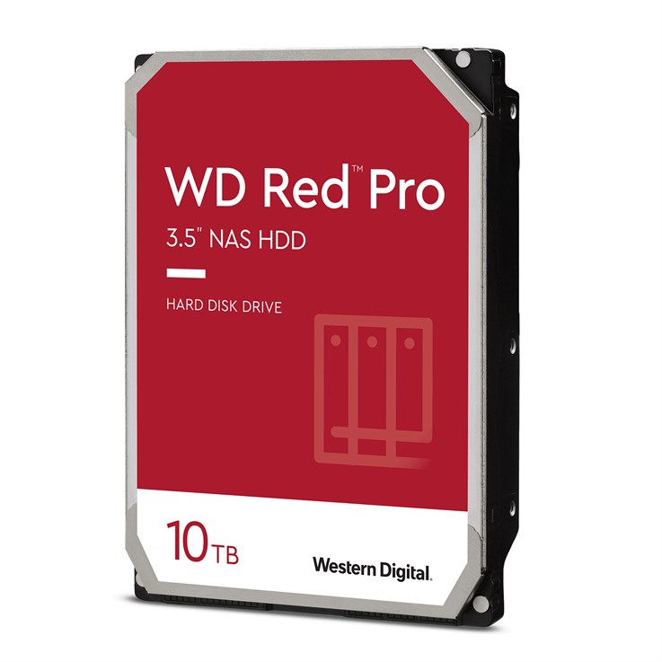 Western Digital Red Pro internal hard drive 10 TB 7200 RPM 256 MB 3.5" Serial ATA III