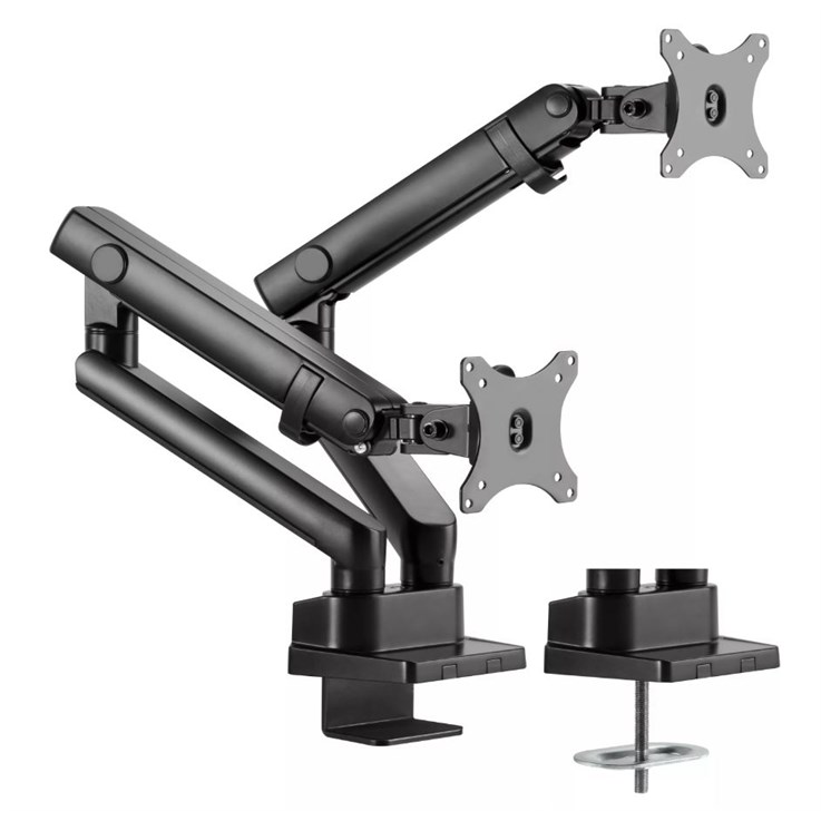 Amer Mounts HYDRA2B monitor mount / stand 81.3 cm (32") Black Desk