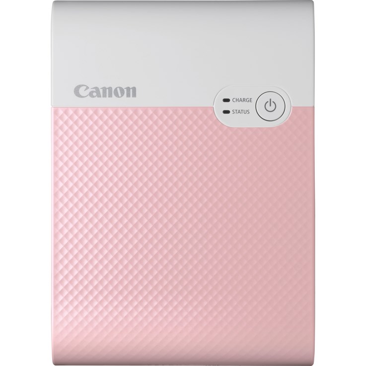 Canon SELPHY SQUARE QX10 Portable Colour Photo Wireless Printer, Pink