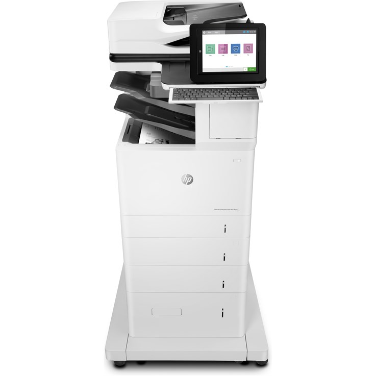 HP LaserJet Enterprise Flow MFP M635z, Print, copy, scan, fax, Scan to email; Two-sided printing; 150-sheet ADF; Energy Efficient; Strong Security