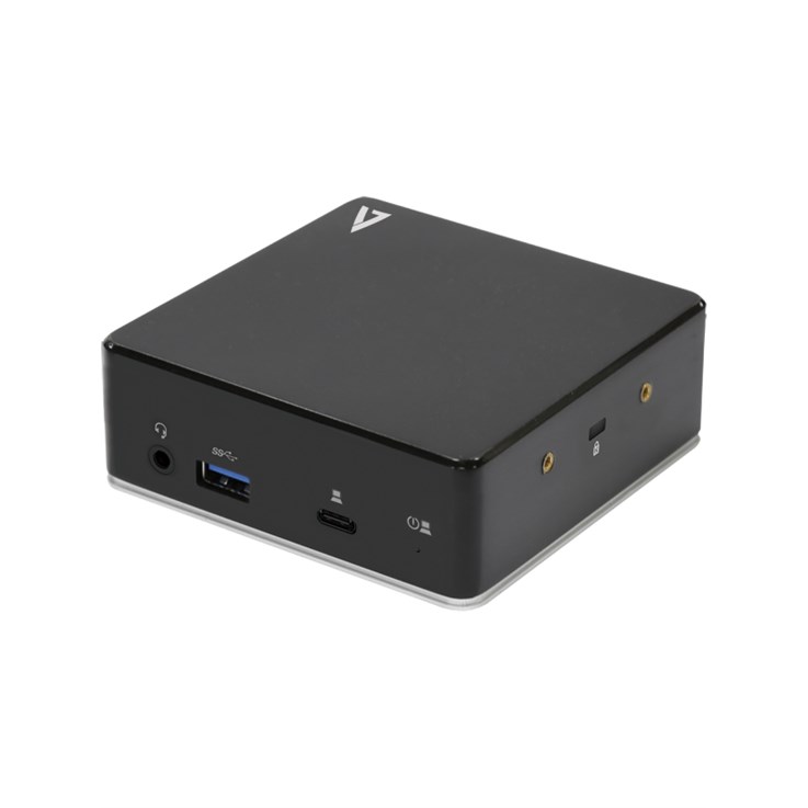 V7 Universal USB-C Docking Station w/ Dual HDMI, 3.5mm Combo Audio, Gigabit Ethernet, 3 x USB 3.1 ports and 85W PD