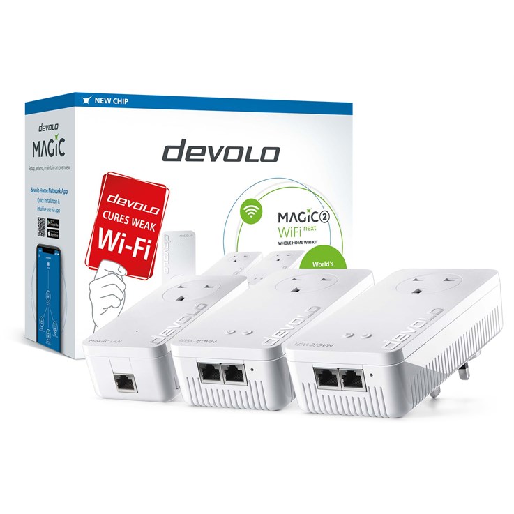 Devolo Magic 2 WiFi next 2400 Mbit/s Ethernet LAN Wi-Fi White