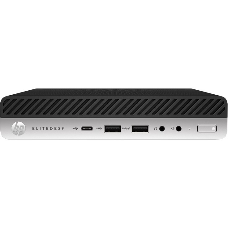 HP EliteDesk 800 G5 Intel® Core™ i5 i5-9500T 8 GB DDR4-SDRAM 256 GB SSD Windows 10 Pro Mini PC Black, Silver