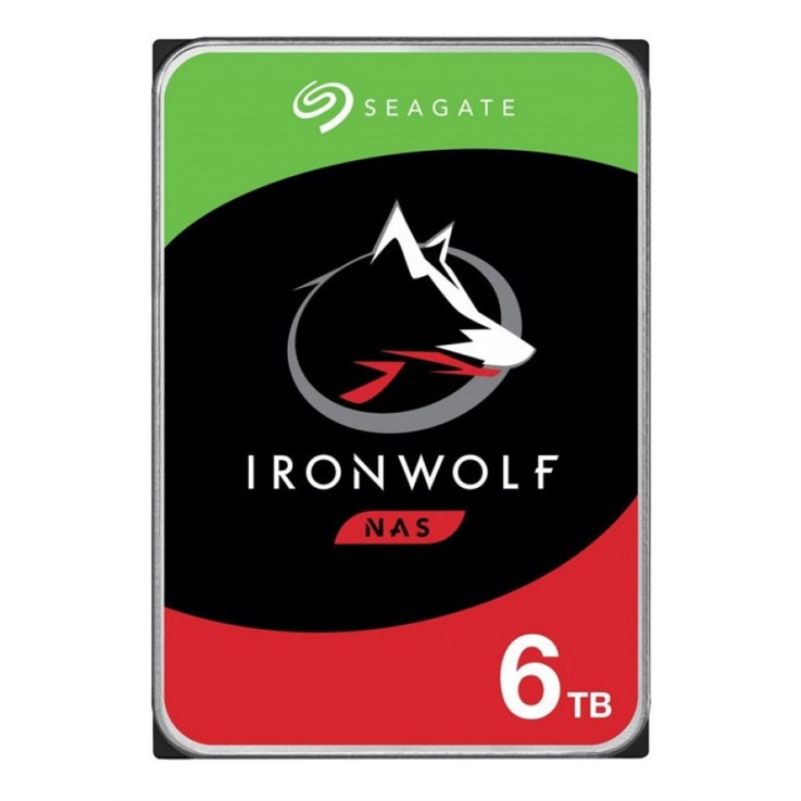 Seagate IronWolf ST6000VN001 internal hard drive 6 TB 5400 RPM 256 MB 3.5" Serial ATA III