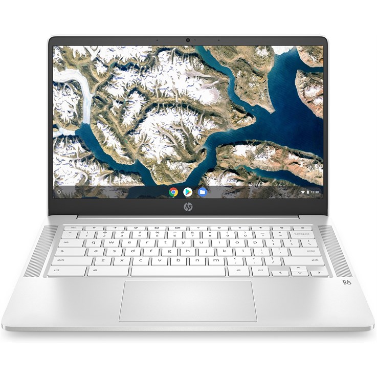 HP Chromebook 14a-na0011na Intel® Celeron® N4120 35.6 cm (14") HD 4 GB LPDDR4-SDRAM 64 GB eMMC Wi-Fi 5 (802.11ac) ChromeOS White