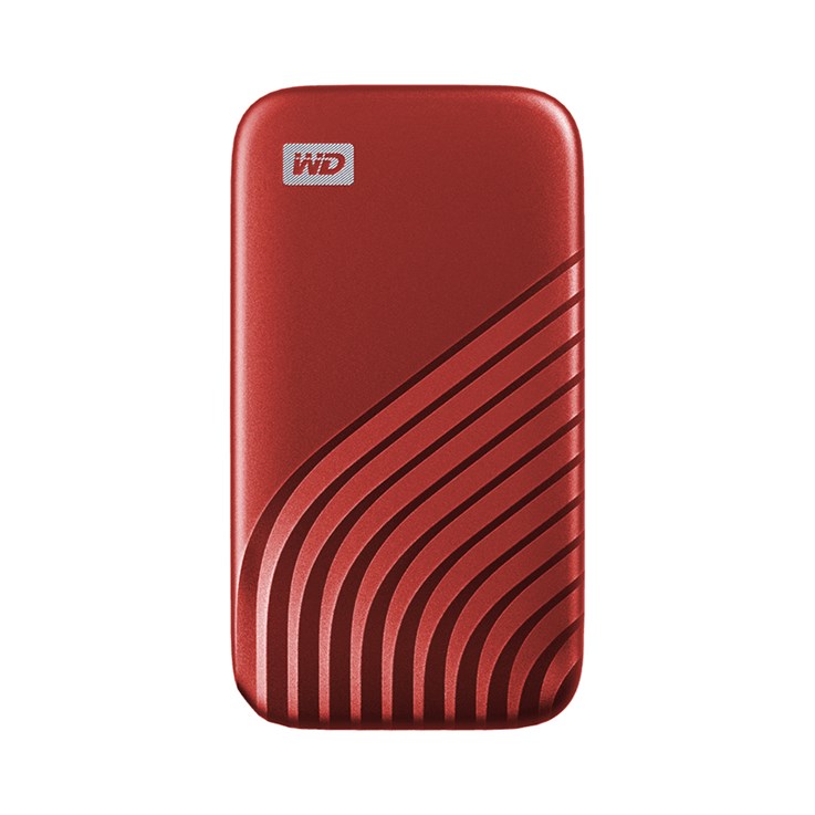 Western Digital My Passport 2 TB USB Type-C 3.2 Gen 2 (3.1 Gen 2) Red